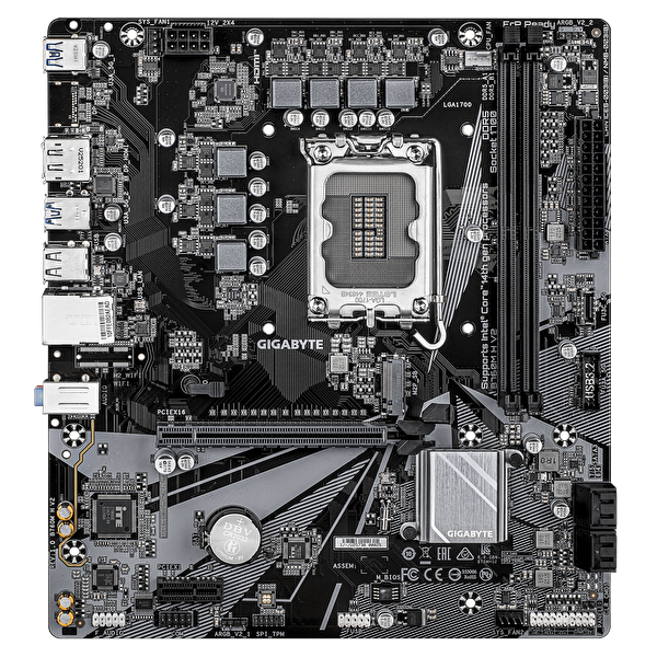 Gigabyte Intel LGA1700 MATX B760M H V2 Anakart