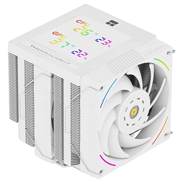 Thermalright Phantom Spirit 120 Digital SNOW TL-K12W 120 MM 7 x 6 MM Isı Borulu Intel-AMD Uyumlu Hava Soğutucu