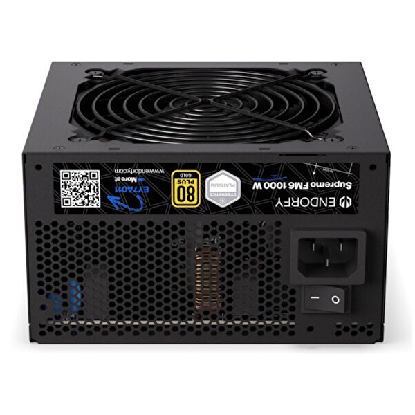 Endorfy Supremo FM6 1000W 80+ Gold PCIe 5.1 Full Modüler ATX 3.1 Güç Kaynağı EY7A011
