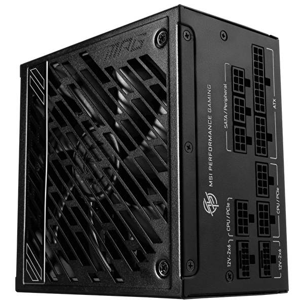 MSI MPG A850GS 850W 80+ Gold Plus ATX 3.1 Gen 5.1 135mm Fanlı PCIe 5 PSU