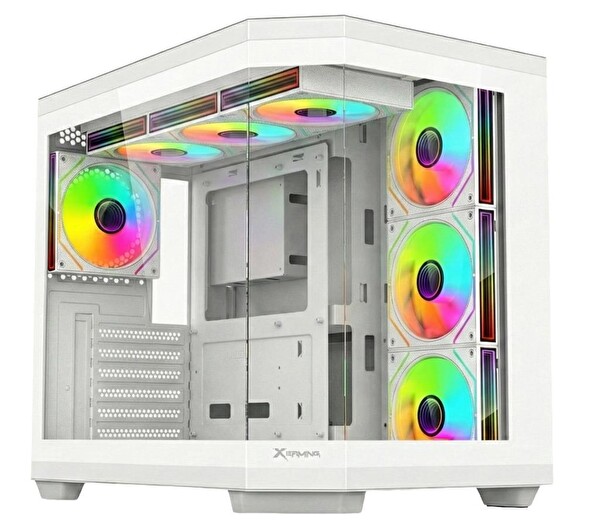 XGaming V950 WHİTE 7 X ARGB Fan 750W 80+Bronze Gaming Case (426x285x380 MM)