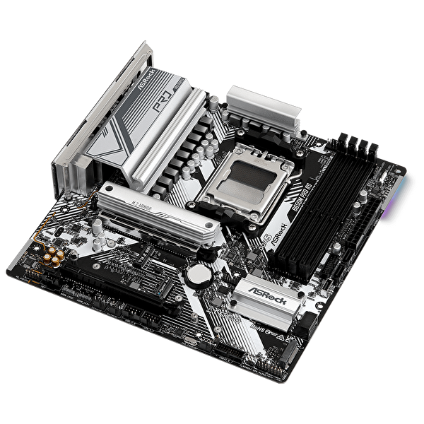 Asrock B650M Pro RS 7200MHz(OC) DDR5 Soket AM5 M.2 USB 3.2 HDMI mATX B650M PRO RS Anakart