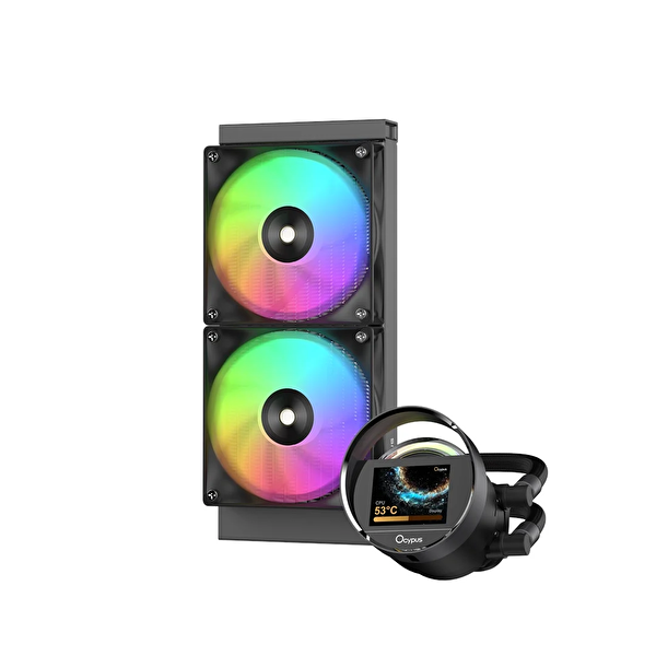 Ocypus Sigma L24 Siyah ARGB 240 MM Intel 1700p-1851p - AMD Uyumlu Sıvı Soğutucu