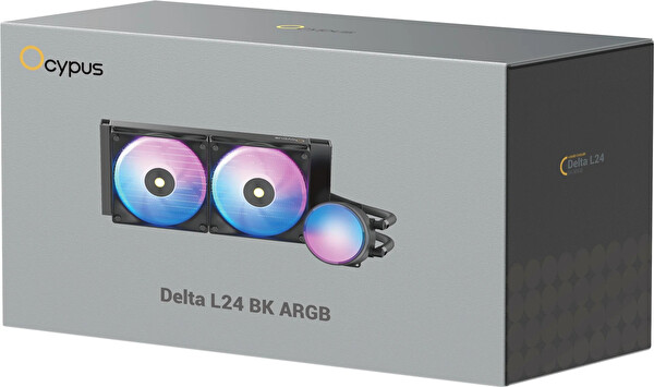 Ocypus Delta L24 Siyah ARGB V2 240 MM Intel 1700p-1851p - AMD Uyumlu Sıvı Soğutucu