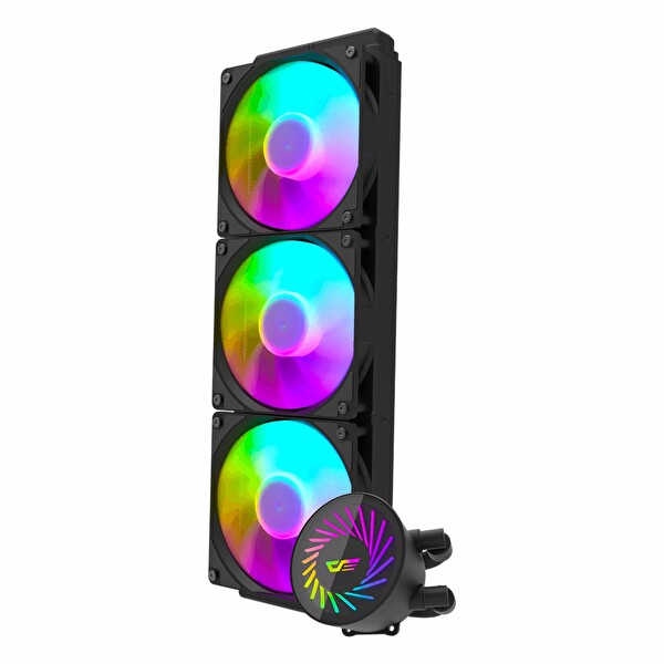 Aigo DCS360 ARGB 360mm AM5/1700P Siyah İşlemci Sıvı Soğutucu