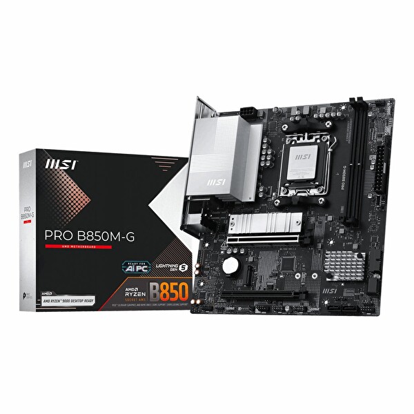 MSI Pro B850M-G DDR5 8200 MHz OC M.2 HDMI/DP/USB-C PCIe 5.0 AM5 mATX Anakart