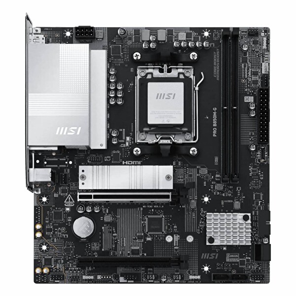 MSI Pro B850M-G DDR5 8200 MHz OC M.2 HDMI/DP/USB-C PCIe 5.0 AM5 mATX Anakart