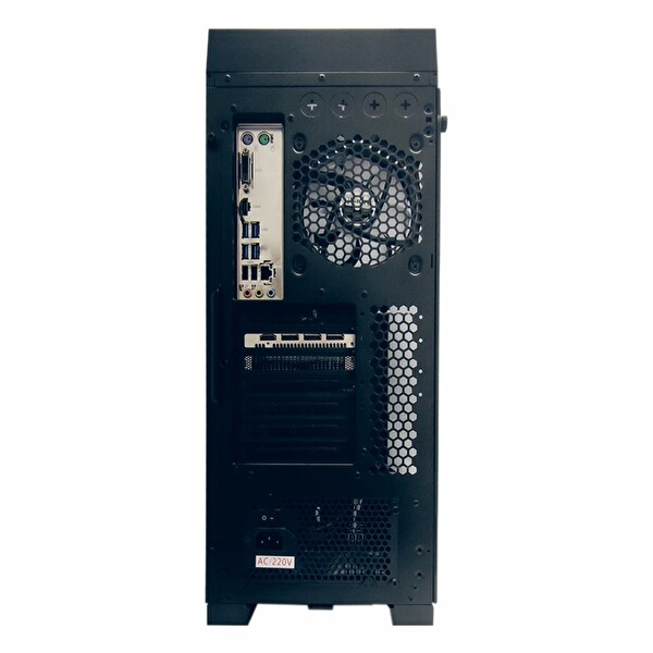 Quadro Titan QT100 USB 3.2 RGB ATX Mid Tower Bilgisayar Kasası - Siyah