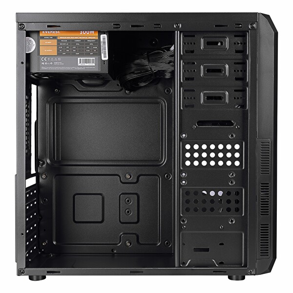 Everest 318B 300W USB 3.0 ATX Mid Tower Bilgisayar Kasası - Siyah