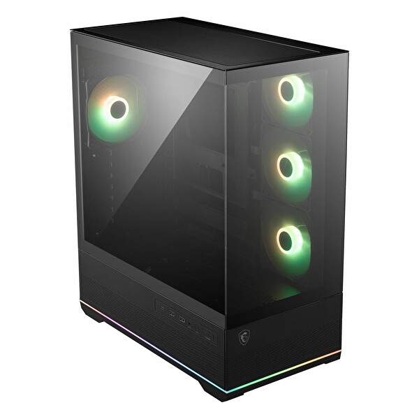 MSI MAG Pano 110R PZ USB 3.2 ARGB ATX Mid Tower Bilgisayar Kasası - Siyah