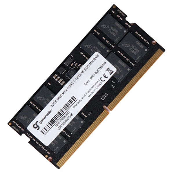 Gameraider GR325600S46 32 GB (1x32GB) 5600 MHz CL46 DDR5 Notebook RAM - Bulk
