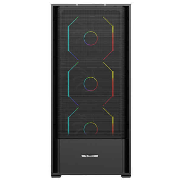 Enermax K1A AIR EC-K1A-AIR-EB850-C Mesh Temperli Cam USB 3.2 EB850-C 850W 80+ Bronze Mid Tower ATX Kasa - Siyah