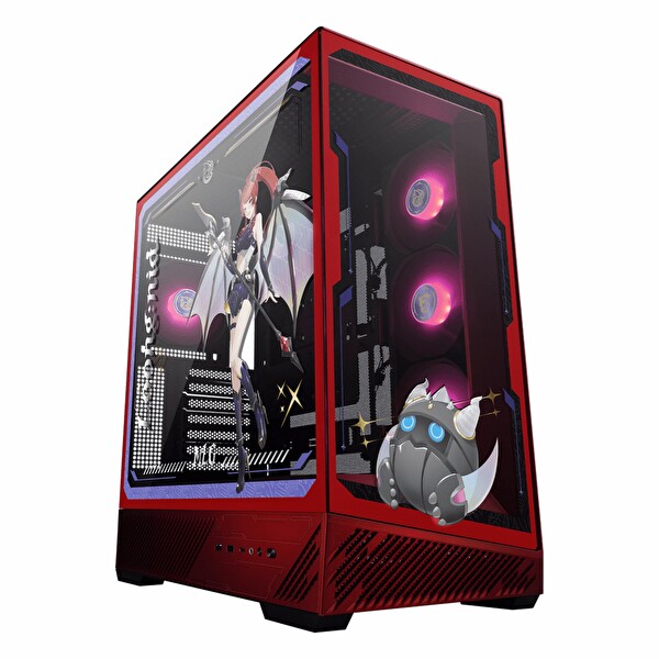 MSI MAG Pano 130R MLG Edition USB 3.2 ARGB ATX Mid Tower Kırmızı Kasa