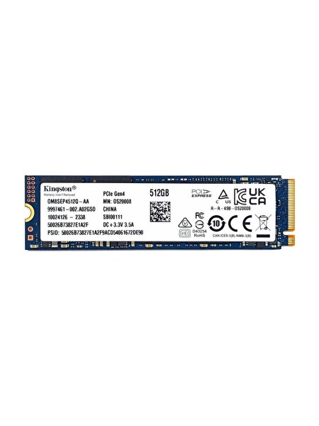 Kingston OM8SEP4512Q-AA 512 GB M2.SSD