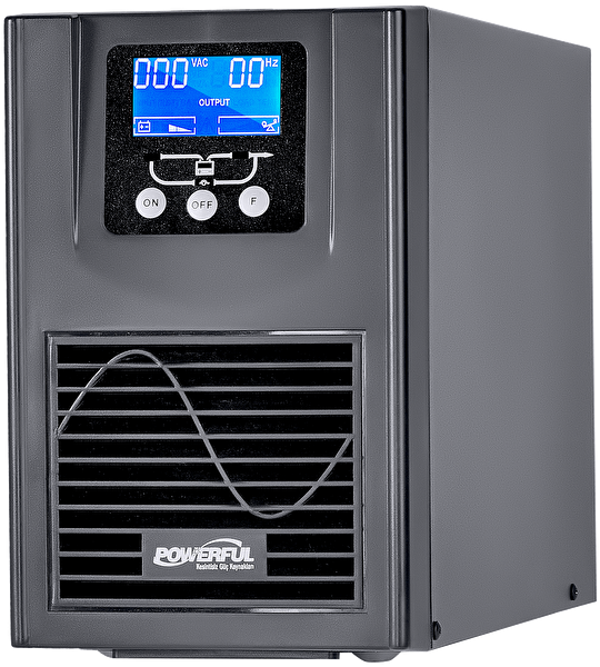 Powerful PSE-1101 1000VA 1000W 1KVA Ups Kesintisiz Güç Kaynağı 2x12V 7Ah Akülü