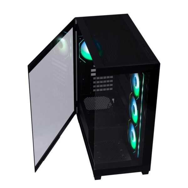 BitFenix Ceto Premium Siyah 750W 80+ Bronze 4x120MM FRGB Fan Temperli Cam USB 3.1 BPAB Mid Tower ATX Oyuncu Bilgisayar Kasası