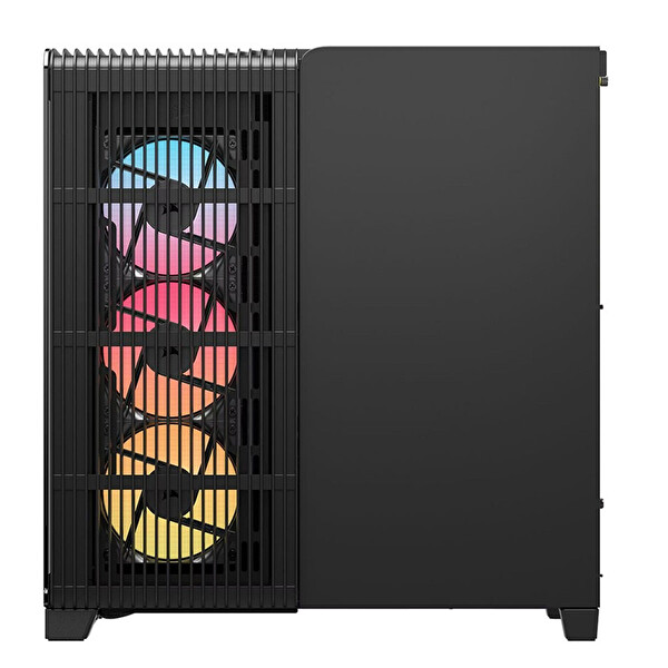 Corsair Frame 4500X RS-R CC-9011314-WW 3x120MM ARGB Fan Panoramik Temperli Cam USB 3.2 Mid Tower E-ATX Bilgisayar Kasası Siyah
