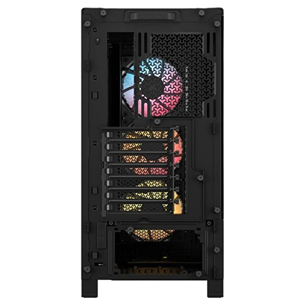 Corsair Frame 4000D RS 3x120MM ARGB Fan Mesh Temperli Cam USB 3.2 Mid Tower E-ATX Gaming Bilgisayar Kasası Siyah