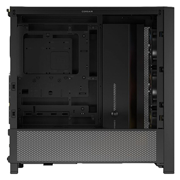 Corsair Frame 4000D RS 3x120MM ARGB Fan Mesh Temperli Cam USB 3.2 Mid Tower E-ATX Gaming Bilgisayar Kasası Siyah