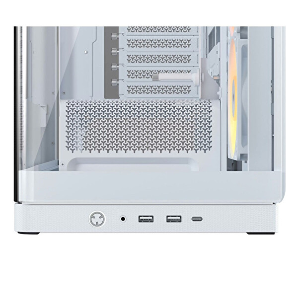 Corsair Frame 4500X RS-R 3x120MM ARGB Fan Panoramik Temperli Cam USB 3.2 Mid Tower E-ATX Gaming Bilgisayar Kasası Beyaz