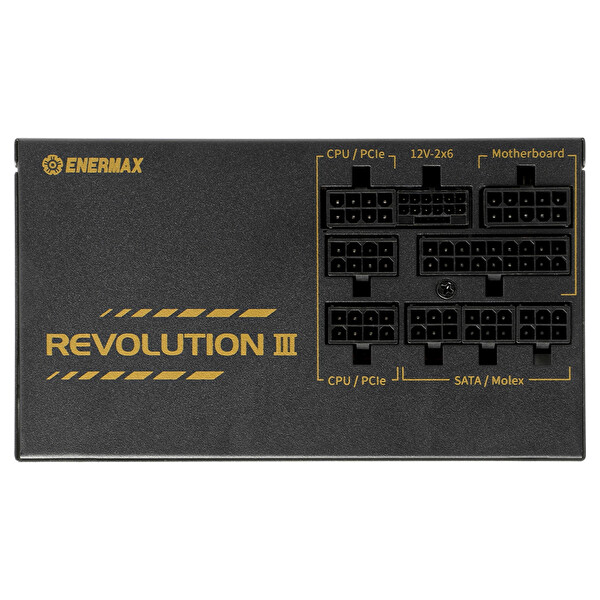 Enermax REVOLUTION III 1000W 80+ Gold PCIe 5.1 Full Modüler ATX 3.1 Güç Kaynağı ERV1000G-AHG-MAC
