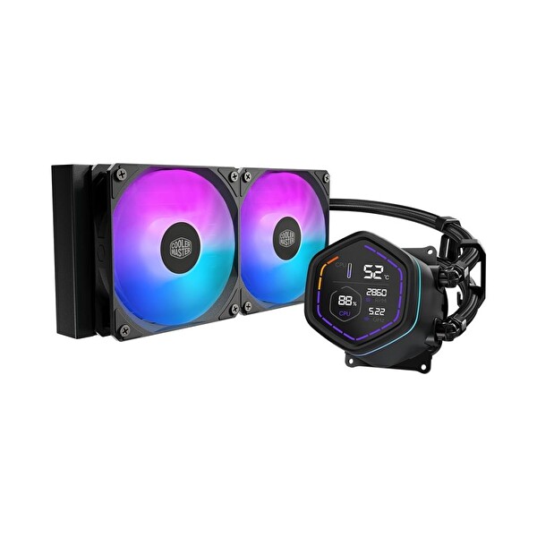 Cooler Master Masterliquid Core Nex Digital 240 Argb Intel1851/AM5 Uyumlu