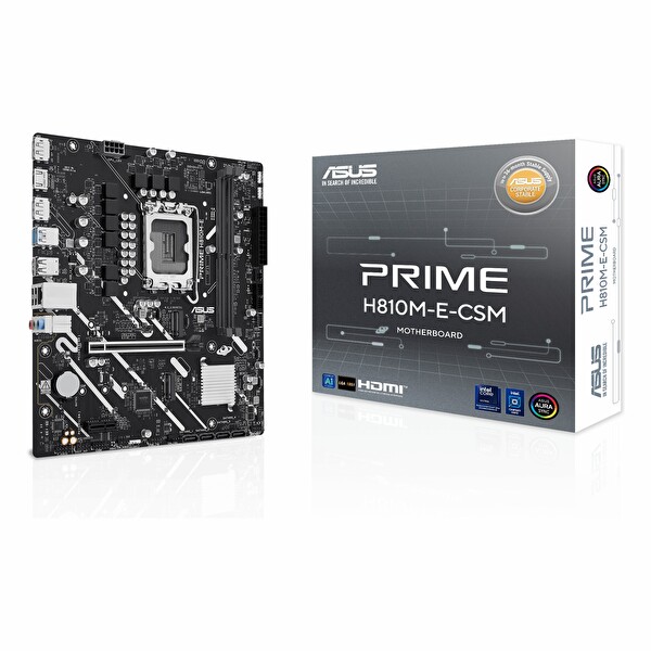Asus Prime H810M-E-CSM DDR5 6400 MHz OC M.2 HDMI/DP PCIe 4.0 1851P mATX Anakart