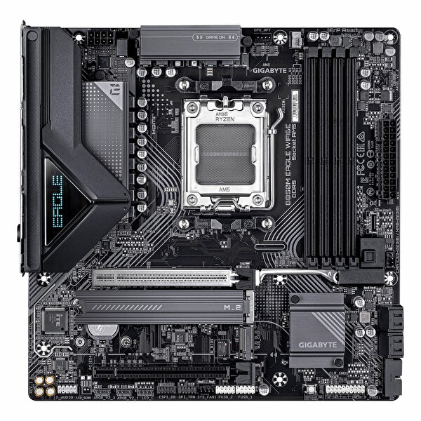 Gigabyte B850M Eagle WiFi6E DDR5 8200 MHz OC M.2 HDMI/DP/USB-C PCIe 5.0 AM5 mATX Anakart