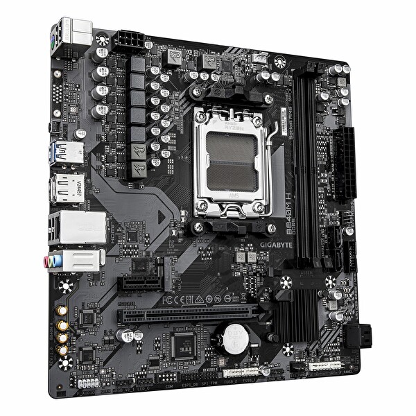 Gigabyte B840M H DDR5 7200 MHz OC M.2 HDMI/DP PCIe 4.0 AM5 mATX Anakart