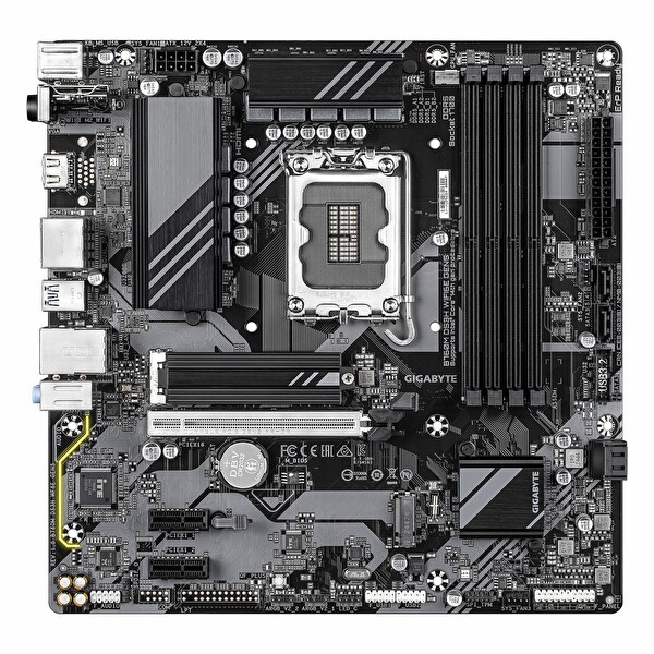 Gigabyte B760M DS3H WiFi6E Gen5 DDR5 7600 MHz OC M.2 HDMI/DP/USB-C PCIe 5.0 1700P mATX Anakart
