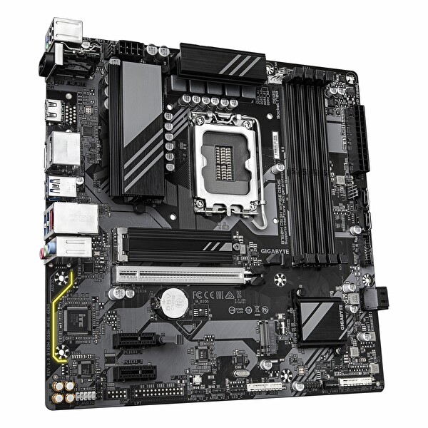 Gigabyte B760M DS3H WiFi6E Gen5 DDR5 7600 MHz OC M.2 HDMI/DP/USB-C PCIe 5.0 1700P mATX Anakart