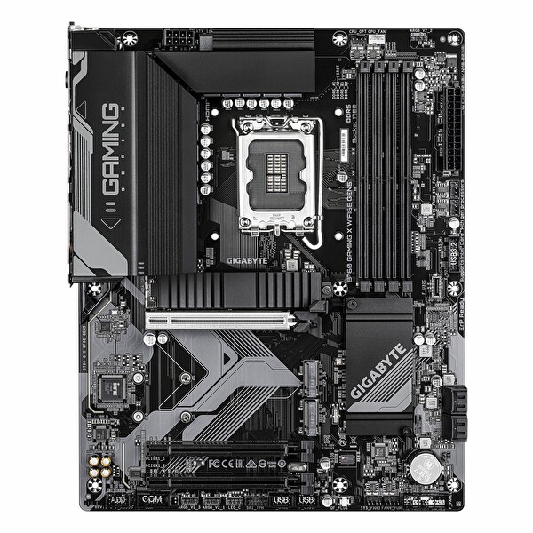 Gigabyte B760 Gaming X WiFi6E Gen5 DDR5 7600 MHz OC M.2 HDMI/DP/USB-C PCIe 5.0 1700P ATX Anakart