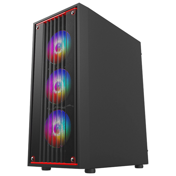 Vento VG22A 650W Tempered Glass USB 3.0 Mesh Rainbow ATX Mid Tower Kasa + FSP 650W PSU