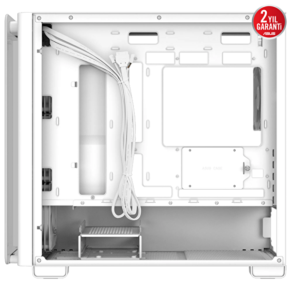 Asus A23 Plus Tempered Glass ARGB Beyaz USB 3.2 mATX Kasa