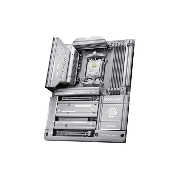 MSI MAG X870E Tomahawk MAX WIFI PZ DDR5 8400MHZ 1XHDMI 2XTYPE-C DP 4XM.2 ATX AM5 AMD 9000-8000-7000 Serileri ile Uyumlu Anakart
