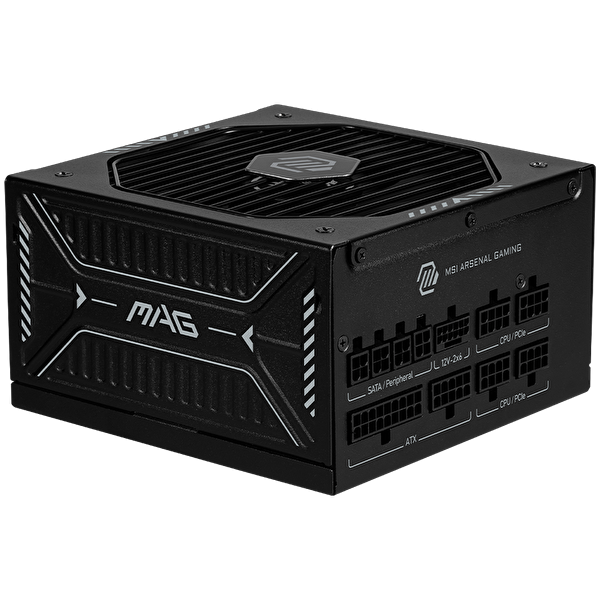 MSI MAG A850GLS PCIE5 850W 80+ Gold Plus GEN 5.1 ATX 3.1 135mm Fanlı PSU