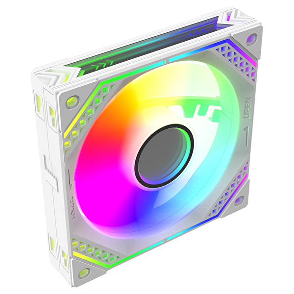 Rampage Cyclops F30 3x12 CM ARGB Tümlesik Beyaz Kasa Fanı