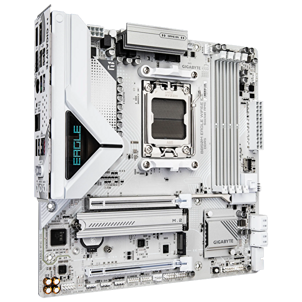 Gigabyte B850M Eagle WifiI6E ICE 8200MHz OC DDR5 AM5 DP HDMI M.2 mATX Anakart