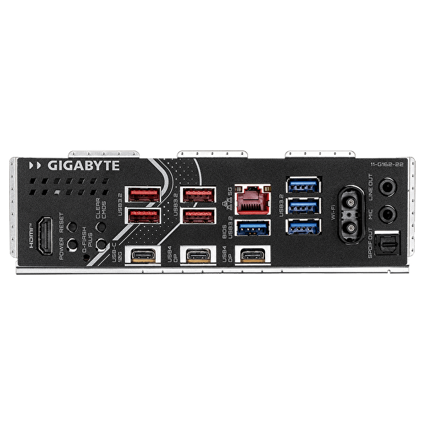 Gigabyte X870E Eagle X3D WIFI7 9000MHz OC DDR5 Soket AM5 M.2 HDMI DP ATX Anakart