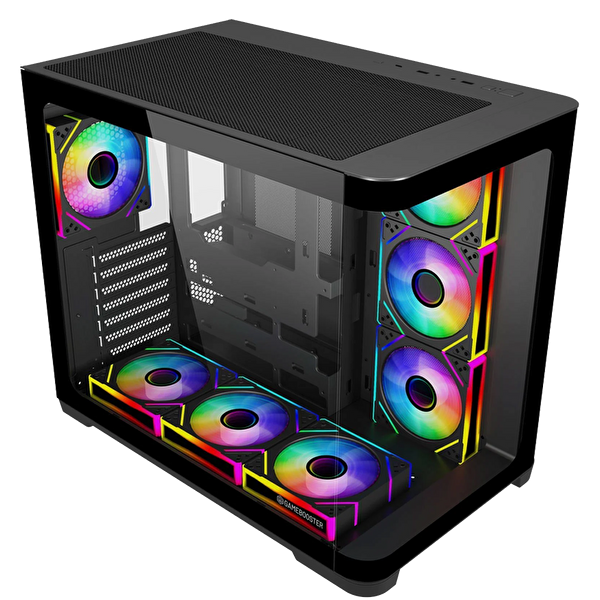 GameBooster GB-G2852B 750W 80+ Bronze SeaView ARGB Type-C 3.1 ATX Mid Tower Siyah Kasa