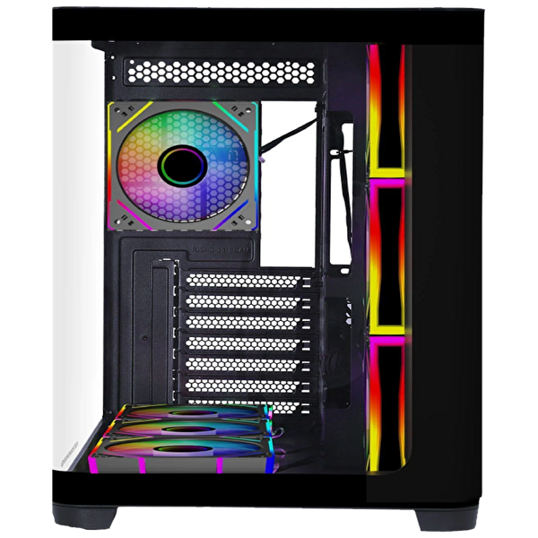 GameBooster GB-G2852B 750W 80+ Bronze SeaView ARGB Type-C 3.1 ATX Mid Tower Siyah Kasa