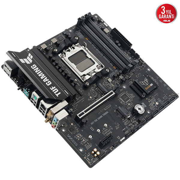 Asus Tuf Gaming A620AM-PLUS WIFI6 7600MHz(OC) DDR5 Soket AM5 DP M.2 HDMI mATX Anakart