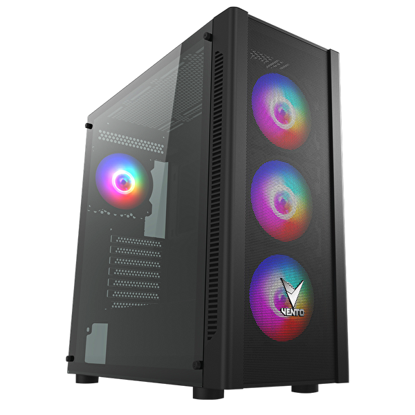 Vento VG20AL Tempered Glass USB 3.0 Mesh RGB ATX Mid Tower Kasa + FSP 750W 80Plus PSU