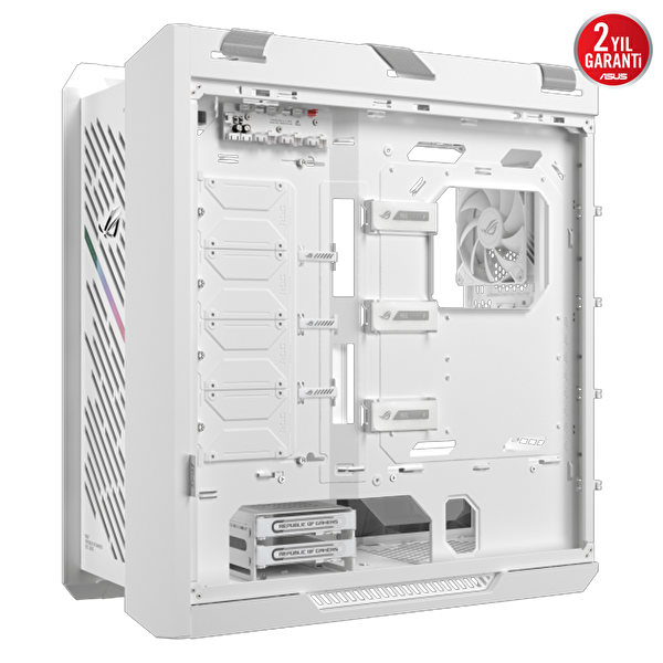 Asus ROG Strix Helios II Tempered Glass ARGB USB Beyaz E-ATX Mid Tower Bilgisayar Kasası