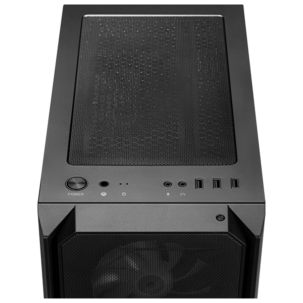 MSI MAG FORGE M110R Airflow Tempered Glass RGB USB 3.2 Siyah mATX Bilgisayar Kasası