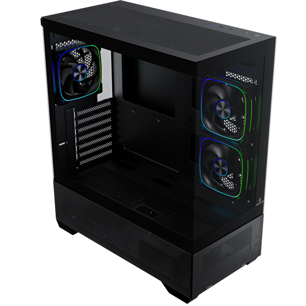 GameBooster NYVRA ALPHA 750W 80+ Bronze SeaView ARGB ATX3.1 PCI-E 5.1 ATX Mid Tower Kasa
