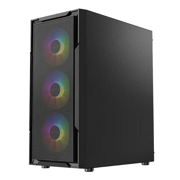 Fazeon F11 750W 80+ Bronze Tempered Glass Mesh 4x RGB Fanlı Siyah ATX Bilgisayar Kasası