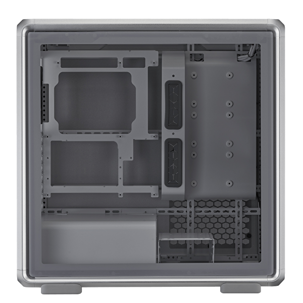 Cooler Master MasterFrame 600 TG ARGB Tempered Glass USB 3.2 Gümüs Gri Alüminyum Mid Tower Kasa