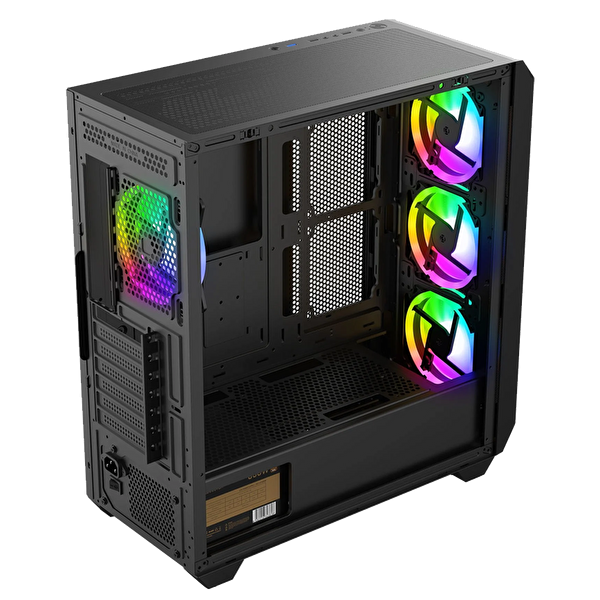 GameBooster E8501B 850W 80+ Bronze ARGB Mesh E-ATX Siyah Kasa