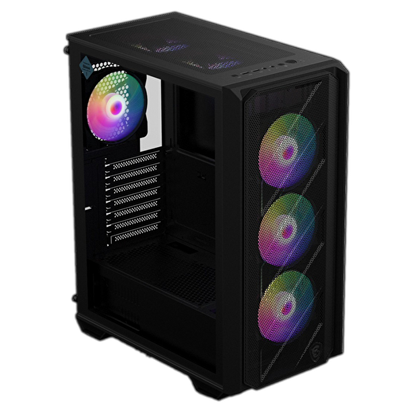 MSI MAG Forge 141A B75 750W 80+ Bronze Tempered Glass RGB Siyah ATX Bilgisayar Kasasi